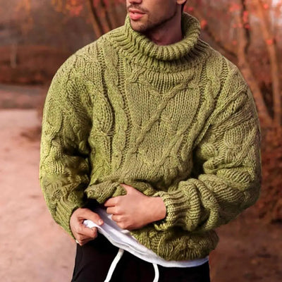 Warmer schmaler Pullover für Männer