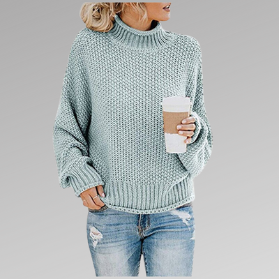 Emily | Pullover mit hohem Kragen