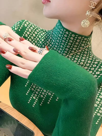 Jerrileen | Schicker Pullover mit Geo-Muster