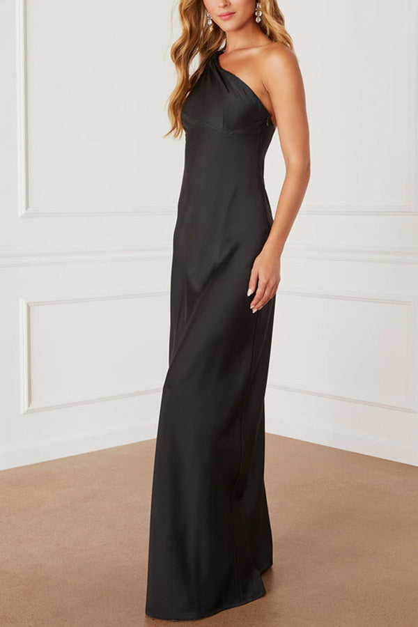 Genevieve® | Zaine One-Shoulder-Maxikleid