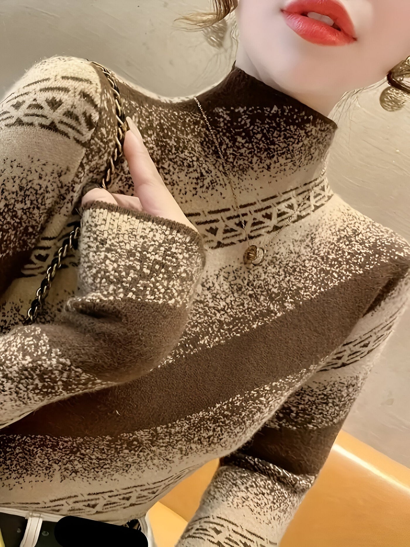 Jolina | Eleganter gestreifter Pullover