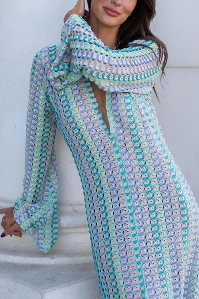 Dalia® | Spitzenkleid mit ausgehöhltem V-Ausschnitt