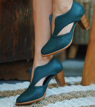 Lily – Spitzlederstiefel mit seitlichem Reißverschluss