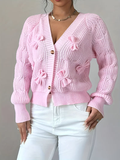 Ria | Femininer Eleganter Strick-Cardigan
