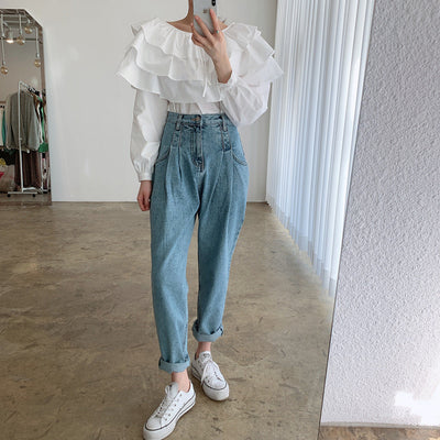 Linda – Personalisierte Gerade Jeans für Damen