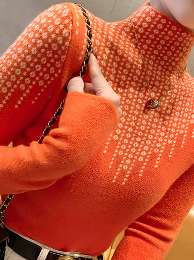 Jerrileen | Schicker Pullover mit Geo-Muster