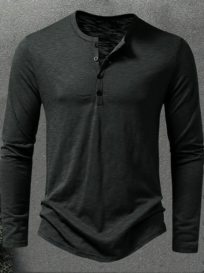 Zekeriya – Langarmhemd mit Knöpfen