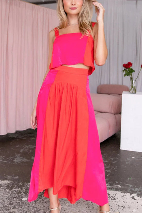 Esperanza® | Modisches, farblich passendes, lässiges zweiteiliges Set