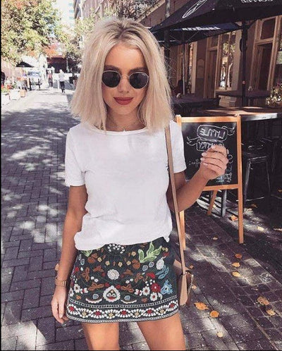 Natasha – Bedruckter Damenrock im Tutu-Stil