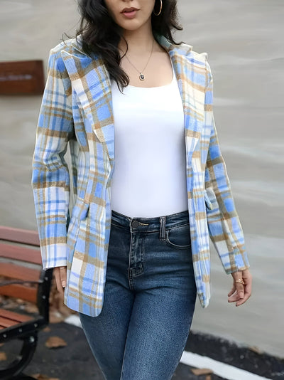 Elanna | Eleganter Karierter Blazer