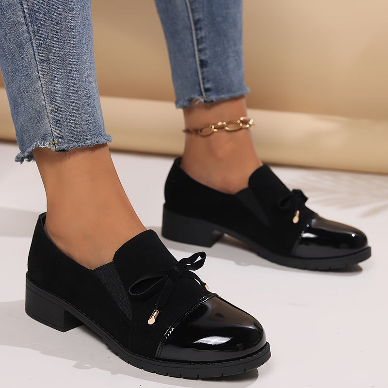 Virna - Elegante Rutschfeste Loafers Mit Schleife