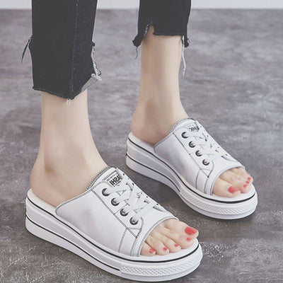 Pamela – Halbslipper aus Premium Veganem Leder