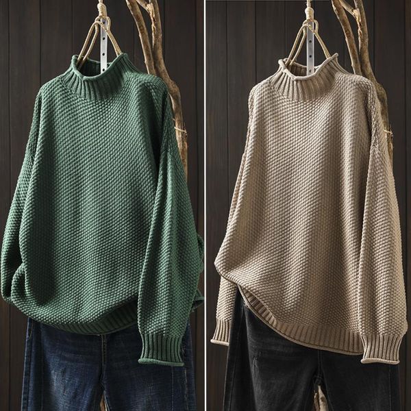 Premium Strickpullover Beige – Clara