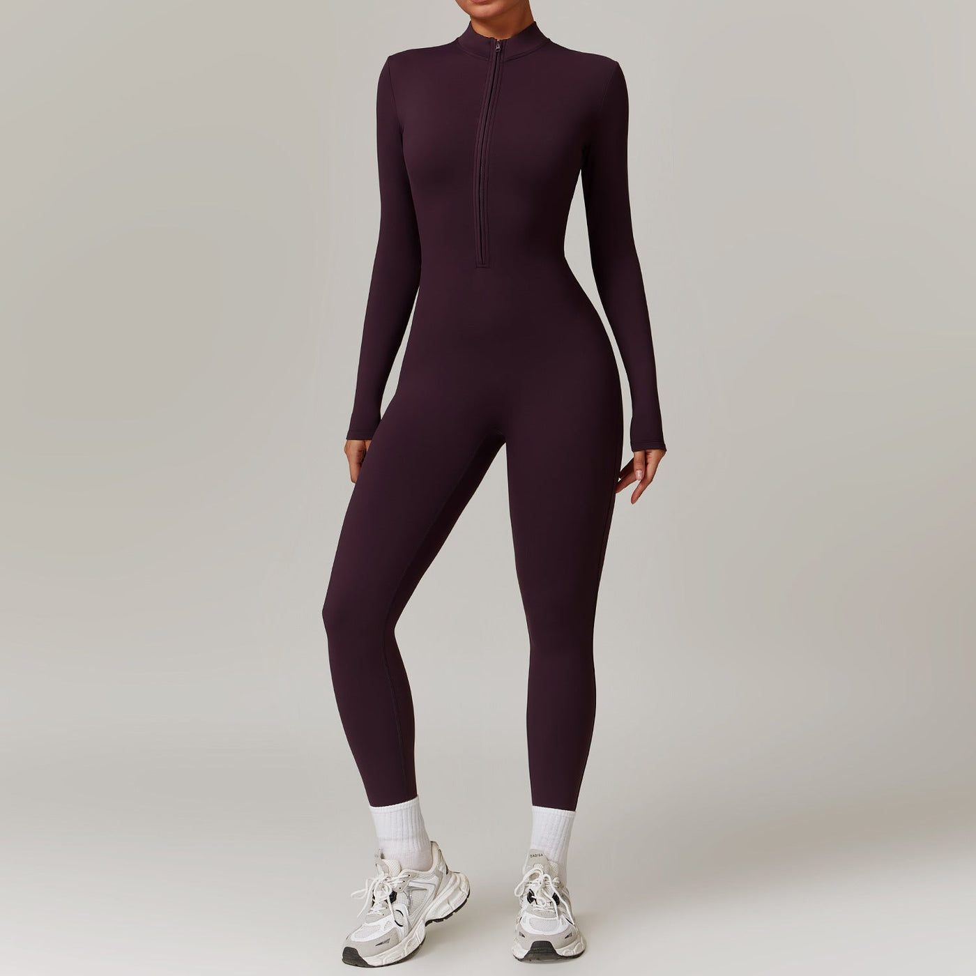 Harriet – Atmungsaktiver Langarm-Jumpsuit für Yoga und Fitness