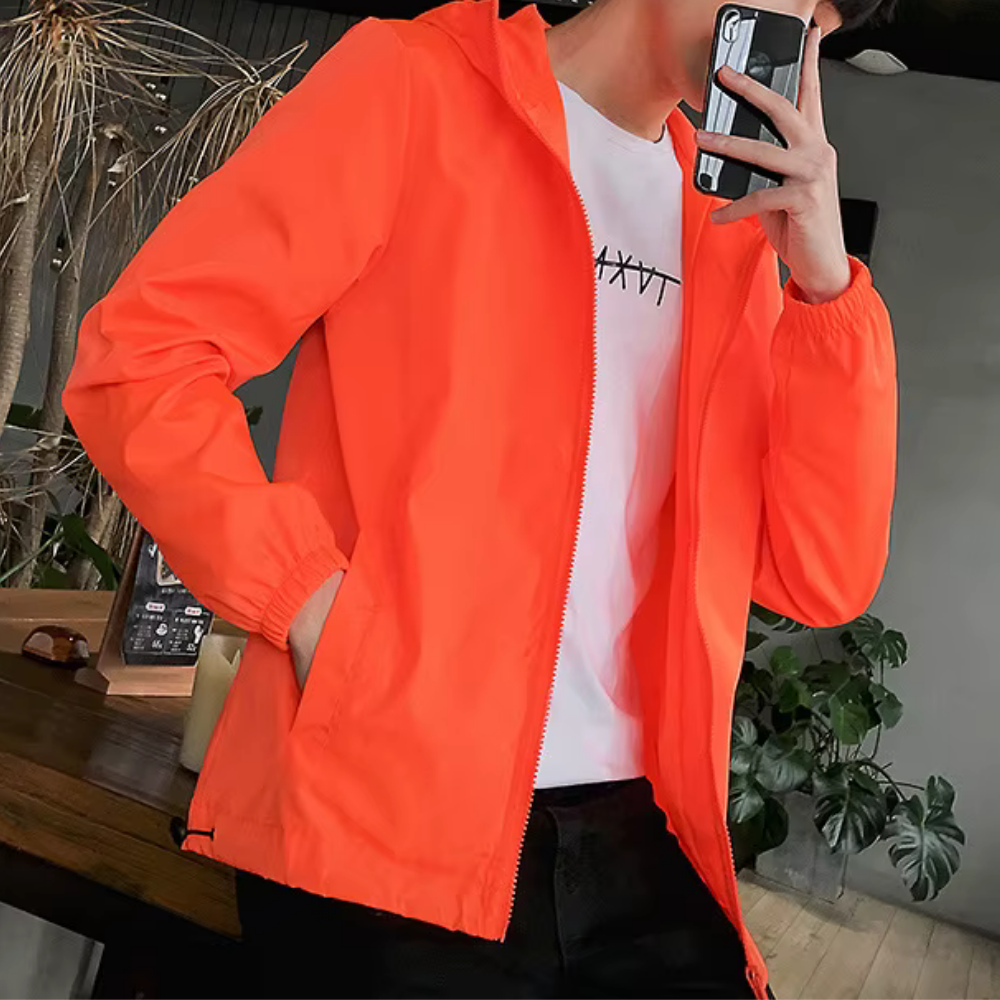 Goren - Winddichte Jacke für Herren mit Kapuze - leicht, funktional & stylisch.