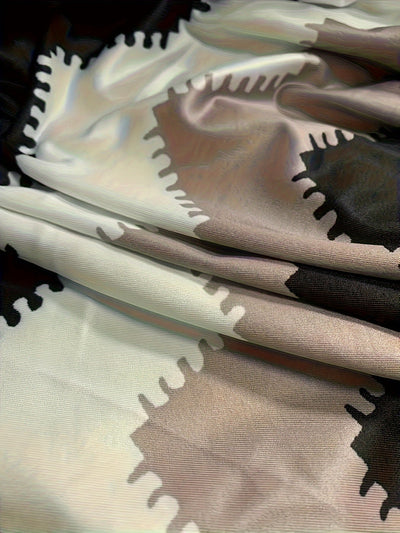 Schwarzes Dreiteiliges Set mit Chevron - Mia