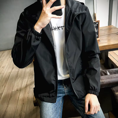 Goren - Winddichte Jacke für Herren mit Kapuze - leicht, funktional & stylisch.