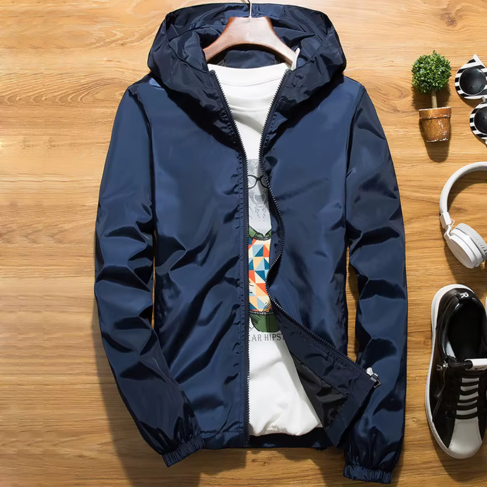 Goren - Winddichte Jacke für Herren mit Kapuze - leicht, funktional & stylisch.
