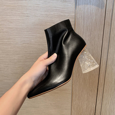 Juliet – Damen Stiefeletten mit Kristallabsatz