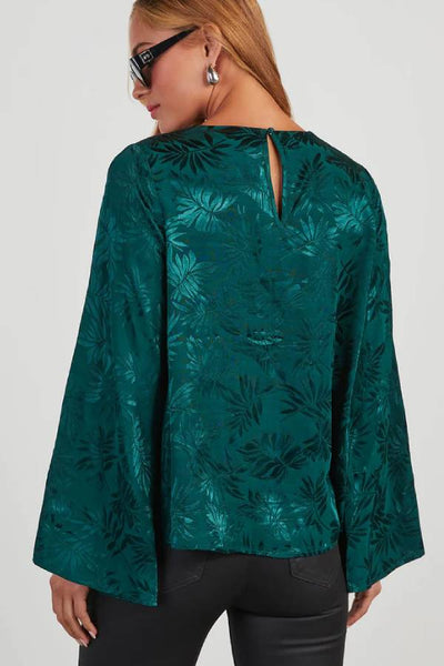 Eliana® | Geprägtes Oberteil mit weiten Ärmeln