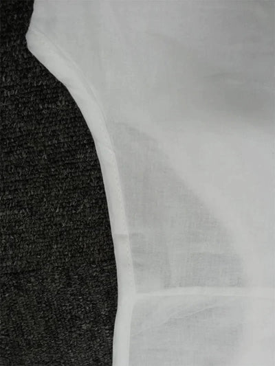 Asymmetrisches lagen-look kleid mit lockerer passform