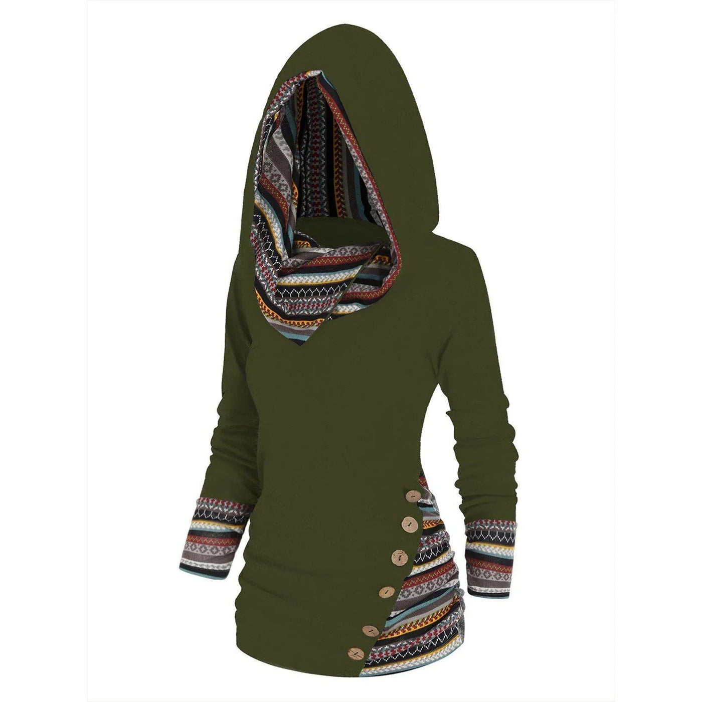 Adelheid | Lässiger Tribal-Hoodie