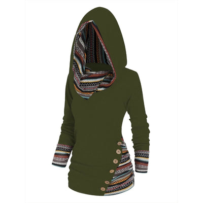 Adelheid | Lässiger Tribal-Hoodie