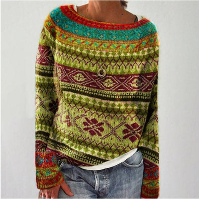Gemütlicher Retro-Pullover für Frauen