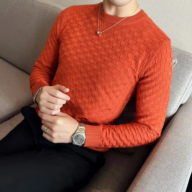 Stilvoller Strickpullover für Herren