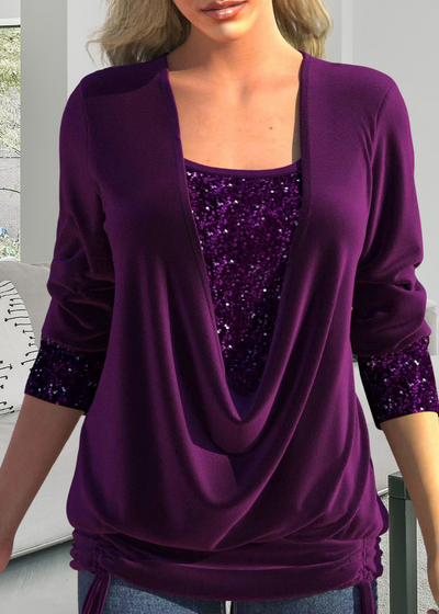 Jaiana | Bluse mit tiefem Kragen