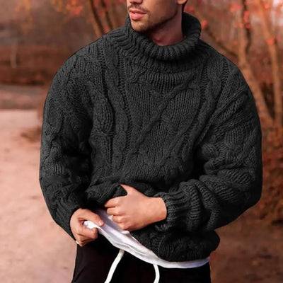Warmer schmaler Pullover für Männer