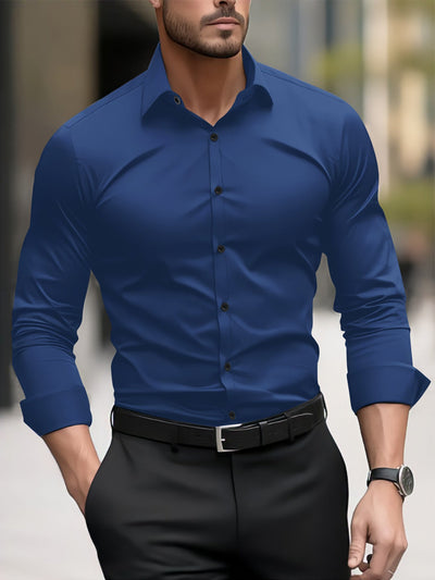 Ronnie – Langes Business-Casual-Hemd für Herren