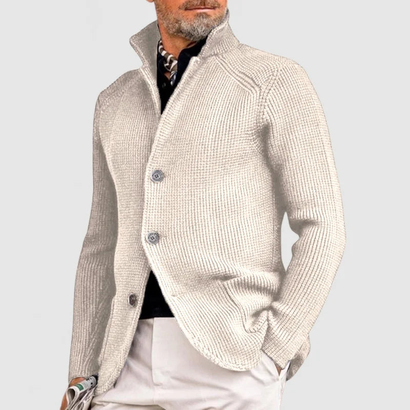 Klassische Strickjacke mit Knopfleiste für Männer