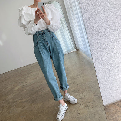 Linda – Personalisierte Gerade Jeans für Damen