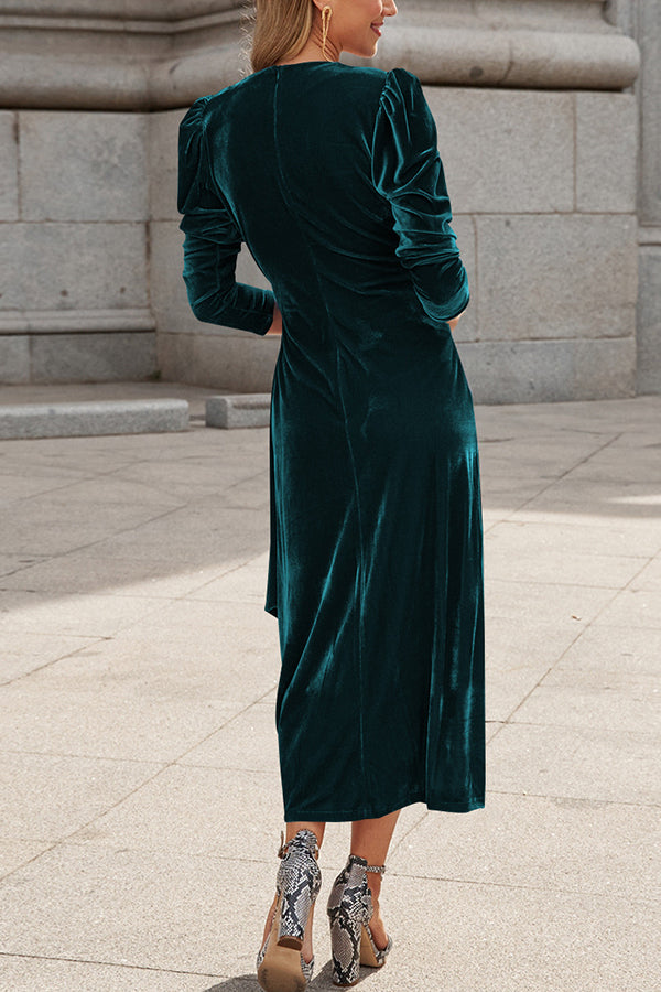 Margaret® | Neues Herbst- und Winter-Trägerkleid aus Samt-Chiffon