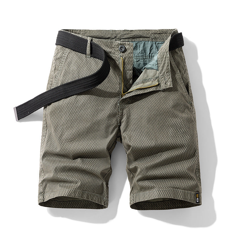 Trevor – Sommer Herren Retro Gestreifte Cargo-Shorts