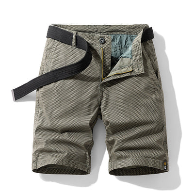 Trevor – Sommer Herren Retro Gestreifte Cargo-Shorts