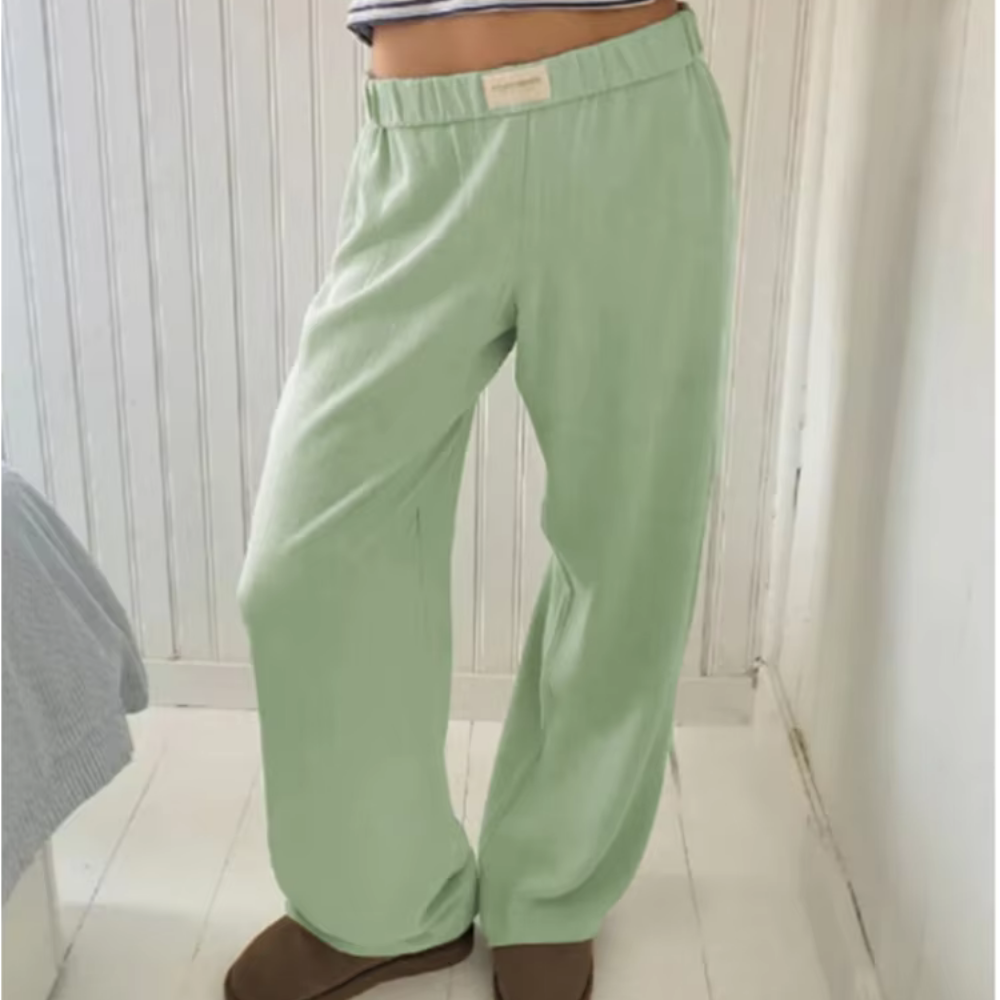 Dorys - Lässige & leichte, weit geschnittene Hose mit feinen Streifen