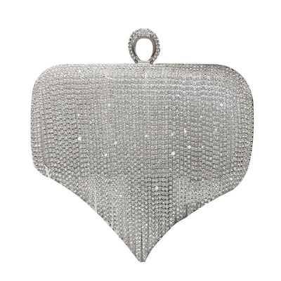 Clara – Handtasche mit fransen und strass für Damen