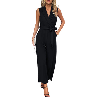 Sarah – Ärmelloser Jumpsuit mit gerader Hose