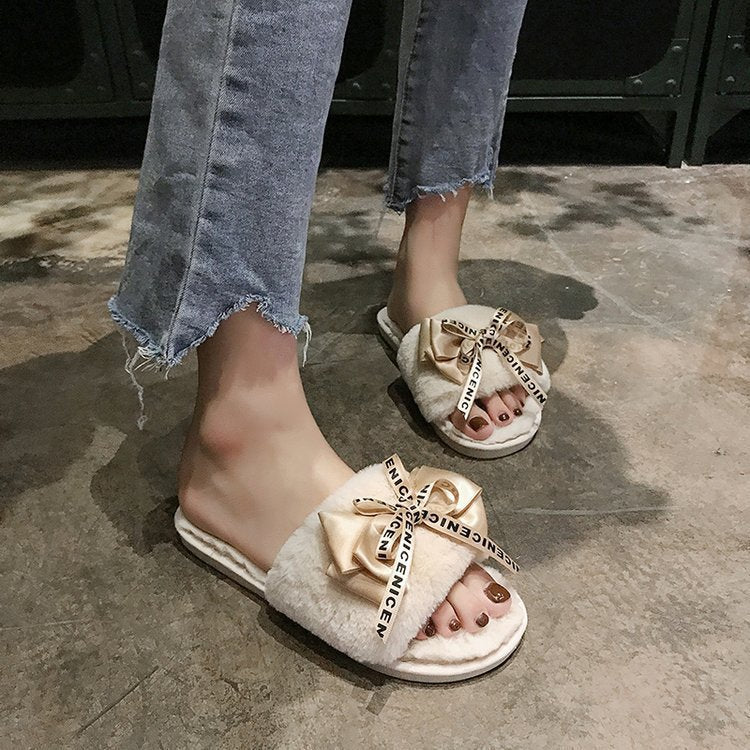 Kathryn – Einfarbige Hausschuhe für Damen