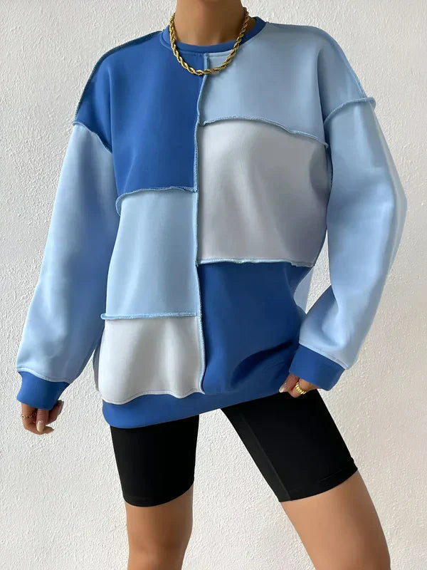 Mila - sitzshirt mit farbblöcken