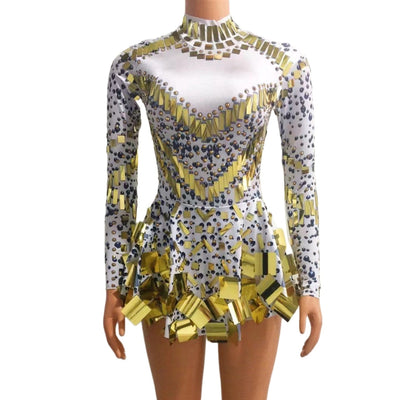 Judith – Glänzendes Party-Kleid mit Spiegeln