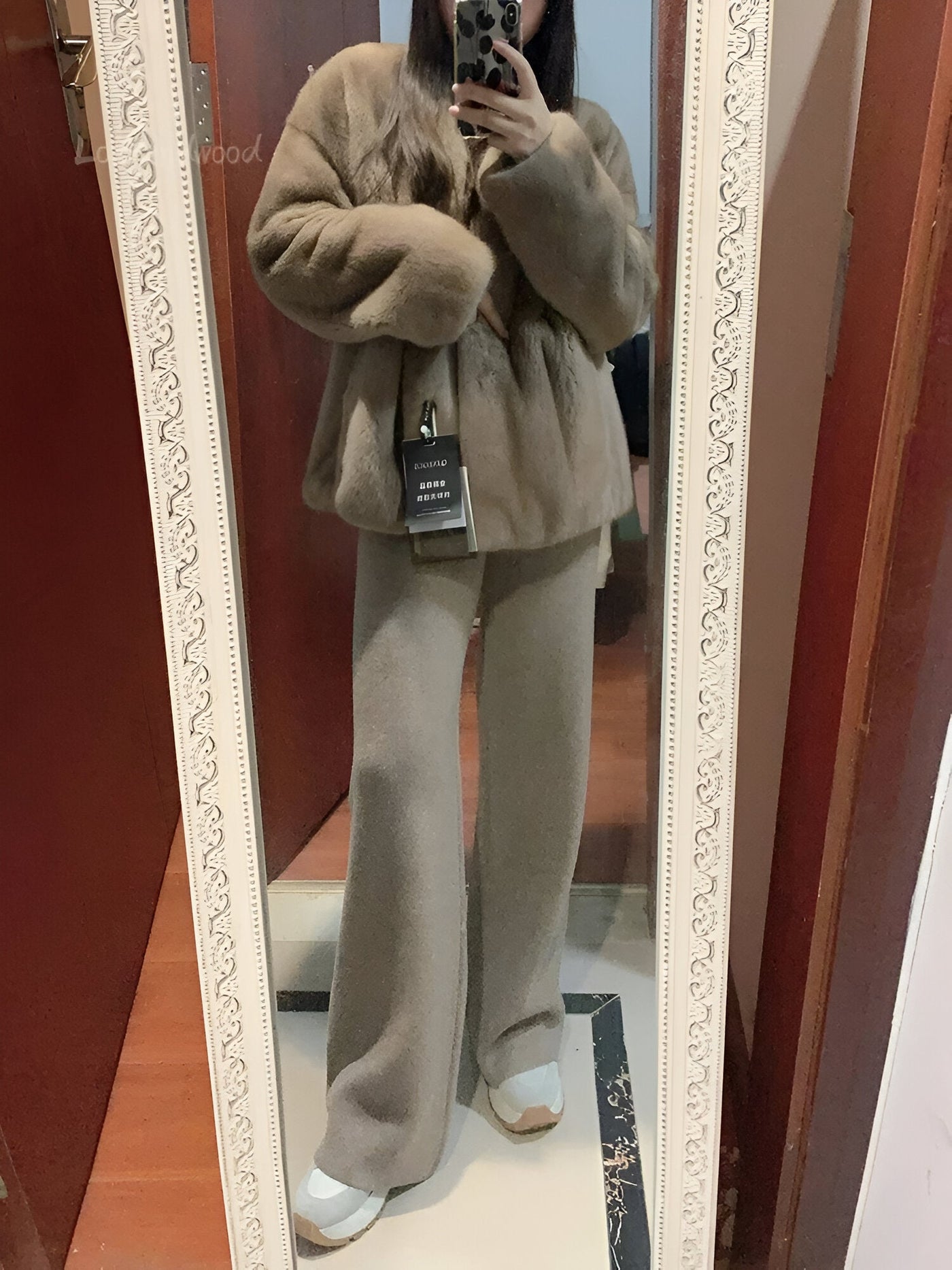 Cornelia | Gemütliche Wollstrick-Hosen mit weitem Bein