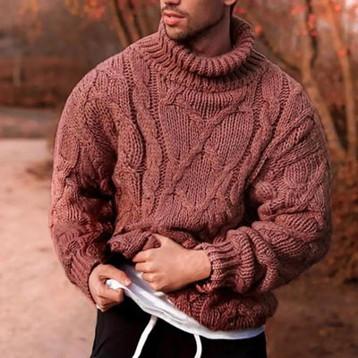 Warmer schmaler Pullover für Männer
