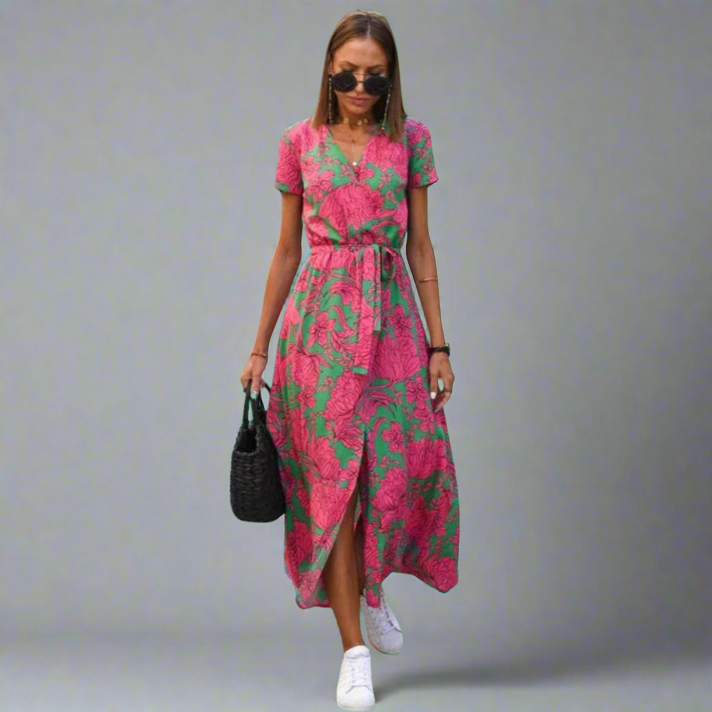 Gloria| Bequemes Damenkleid aus Premiumstoff für Sommer