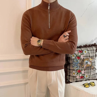 Casual Stehkragenpullover für Herren