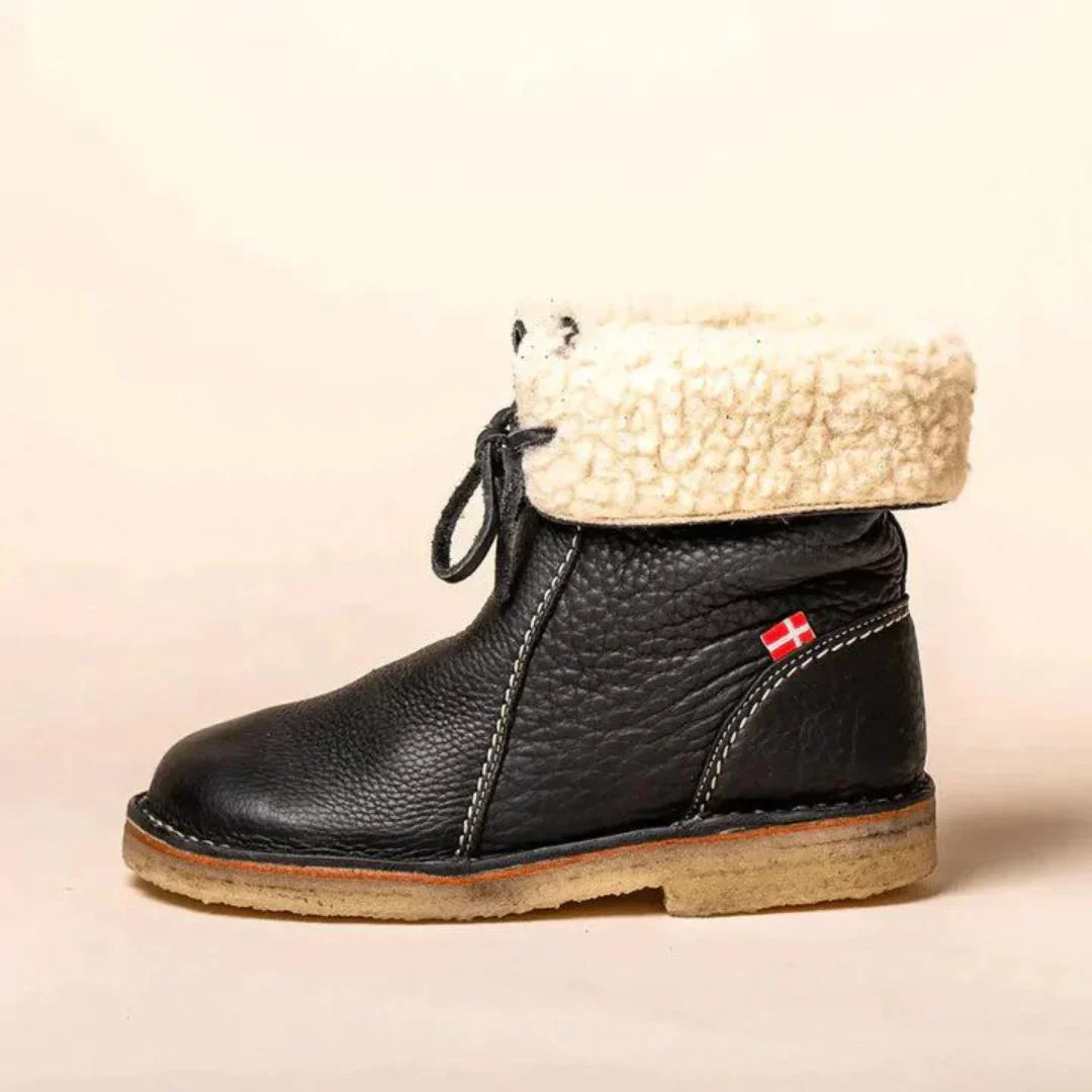 Weiche fleecegefütterte Damenstiefeletten