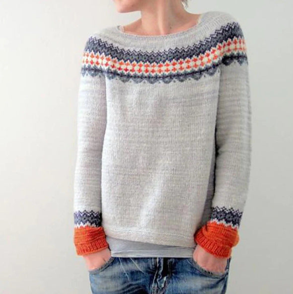 Gemütlicher Retro-Pullover für Frauen