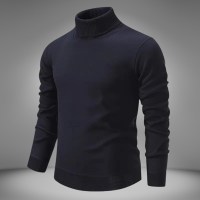 Klassischer Rollkragenstrickpullover für Männer
